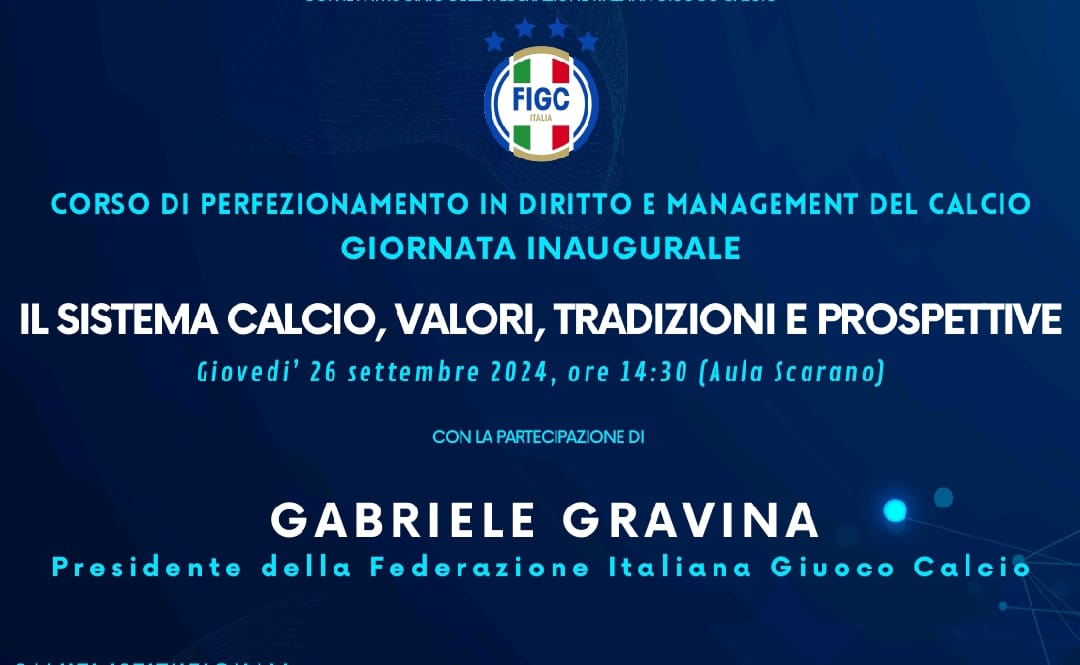 Il Sistema Calcio Tra Valori, Tradizioni E Prospettive: Il Presidente Gravina Ne Parla A Fisciano